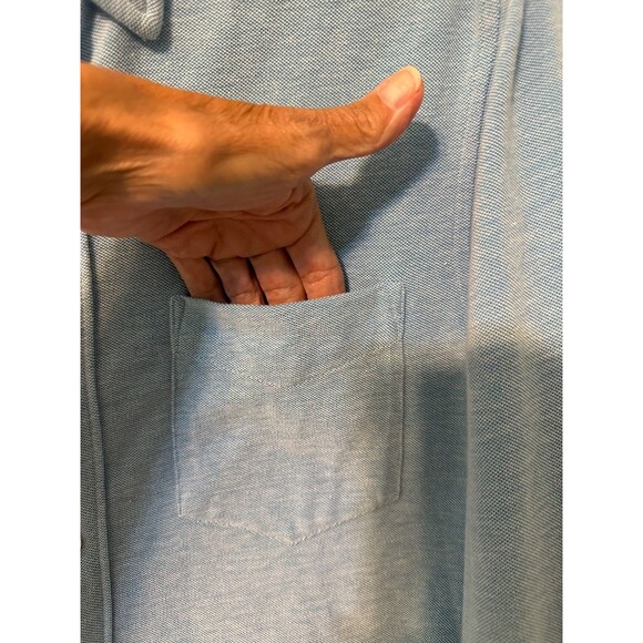 Bonobos Sky Blue Cotton Button 100% Cotton Casual Long Sleeve Dress Shirt SZ Med - Picture 3 of 9